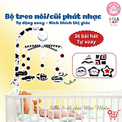 Đồ Chơi Treo Nôi Cũi Tự Động Quay kèm Phát Nhạc 36 Bài Hát Cho Bé Sơ Sinh - Baby Crib Mobile - Lalala baby