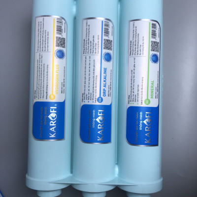 Combo Bộ 10 Cấp Lõi Lọc Karofi bộ lọc thô 1,2,3 và màng RO 50GDP, Cụm chức năng Đúc Nguyên Khối Karofi SMAX Hiệu Suất Cao  Hp6.2 Hydrogen - Hàng Chính Hãng