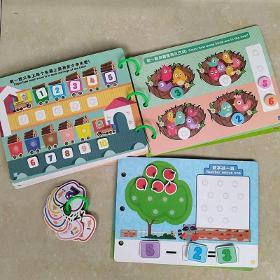 Đồ Chơi Trẻ Em, Học Liệu Bóc Dán Montessori, Sách Bóc Dán Toán Học, Asstar Đồ Chơi Giáo Dục