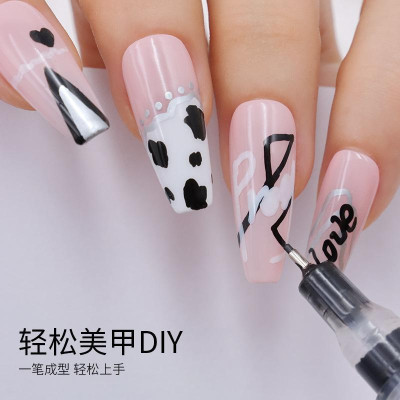 Bút Vẽ Móng Vinimay Nét Mảnh, Cao Cấp, Chất Lượng Cao, Mực Ra Đều, Không Đứt Đoạn, Dành Cho Thợ Làm Nail Tiện Lợi