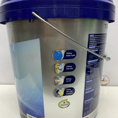 Sơn nước cao cấp Toa Nanoshield ngoại thất màu xanh 8274 _ 15L