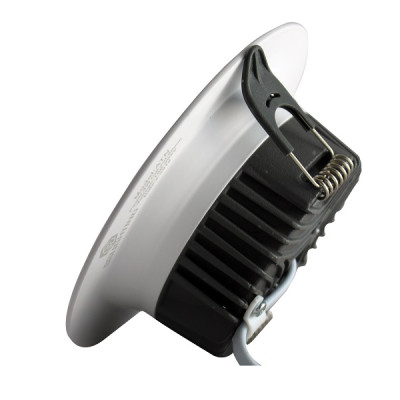 Đèn âm trần mới 8W viền bạc 3 màu a/s - GSATN/B