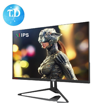 Màn hình Tràn viền Gaming 24inch VSP IP2408S (23.8" IPS FHD 75Hz, HDMI+VGA+Audio 3.5) - Hàng chính hãng TECH VISION phân phối