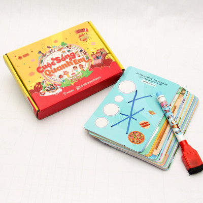 Bộ thẻ trò chơi kỹ năng - Cuộc sống quanh em (100 trò chơi phát triển trí não đa dạng chủ đề cho bé)