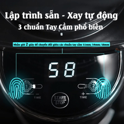 Máy xay hạt cà phê Espresso tự động tích hợp 31 chế độ xay thương hiệu HiBREW G3A - Hàng Chính Hãng