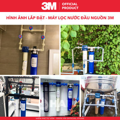 Máy Lọc Nước Đầu Nguồn 3M AP904 Lọc Tổng Sinh Hoạt Gia Đình, Căn Hộ, Chung Cư, Nhà Phố, Biệt Thự - Hàng Chính Hãng 3M Mỹ