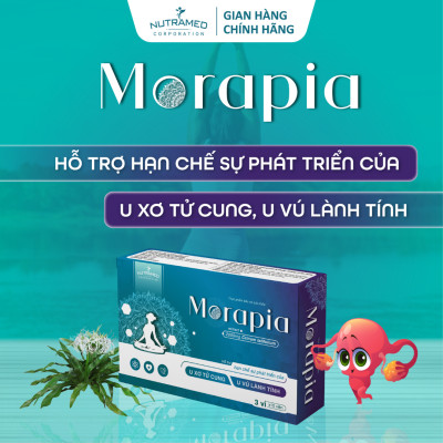 Viên uống Morapia hỗ trợ hạn chế sự phát triển của u xơ (Hộp 30 viên) - Nutramed