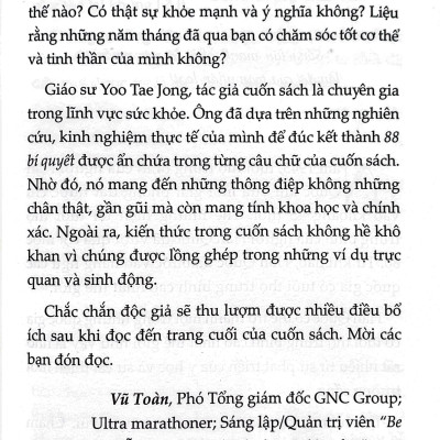 88 Bí Quyết Sống Mạnh Khỏe Đến Năm 99 Tuổi