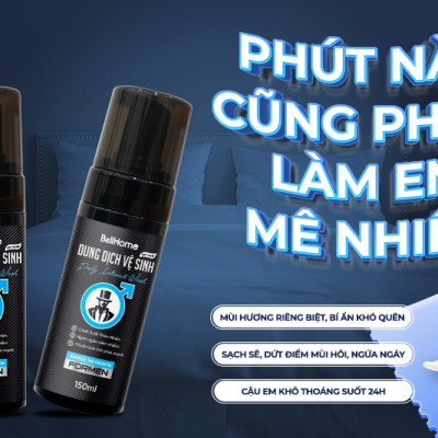 Dung Dịch Vệ Sinh Nam Bell Home - Làm sạch tức thì Lưu hương 24h dung tích