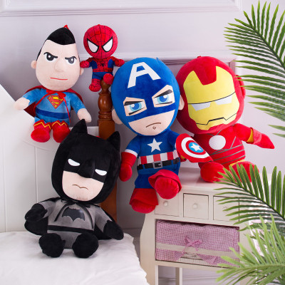Gấu Bông Siêu Anh Hùng Các Loại Siêu Dễ Thương Cho Bé (27cm--->40cm) Người Sắt, Người Dơi, Người Nhện, Siêu Nhân, Đội Trưởng Mỹ Hàng Cao Cấp, An Toàn Cho Trẻ Nhỏ