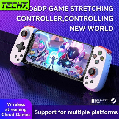 Gamepad Tay Game Không dây Bluetooth D6 đa nền tảng cho máy tính - điện thoại - máy game Console hàng nhập khẩu