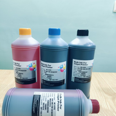 Mực nước dye ink màu đỏ (M) tương thích Epson Dx5 I3200 loại 1 lít. hàng nhập khẩu