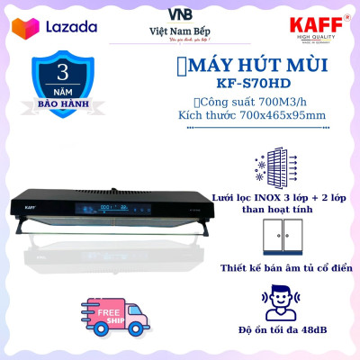 Máy hút mùi KAFF KF-S70HD - Hàng chính hãng