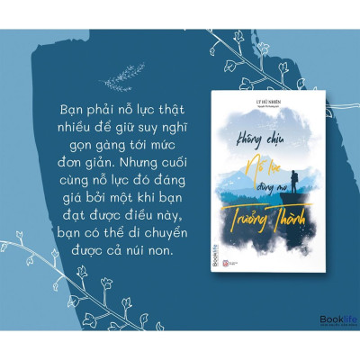 Sách  Không chịu nỗ lực đừng mơ trưởng thành - BẢN QUYỀN