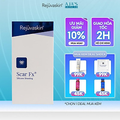 Miếng dán xóa mờ sẹo phì đại Scar FX REJUVASKIN 5x10cm - AJA