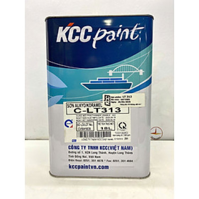 Sơn Alkyd KCC LT313 Base C màu xanh G473505 _18L