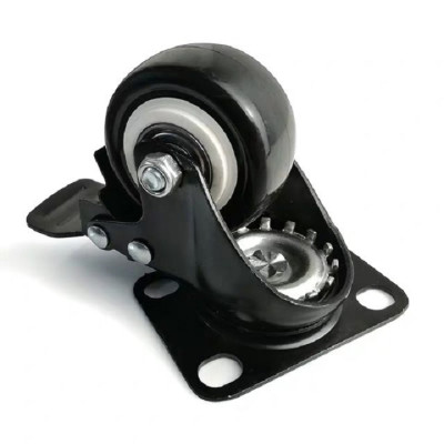 Bộ 4 bánh xe đẩy hàng (2 xoay có khóa - 2 xoay không khóa) loại tốt Kt 50x25 mm - Tải trọng 150kg - Di chuyển đa mặt sàn