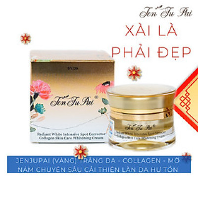 JENJUPAI (VÀNG) KEM TRẮNG DA - COLLAGEN - MỜ NÁM CHUYÊN SÂU CẢI THIỆN LÀN DA HƯ TỔN