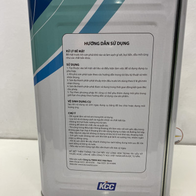 Sơn Alkyd KCC LT313 Base A màu Trắng RAL 9010 _18L