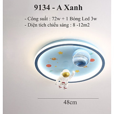 Đèn Trần Phi Hành Gia Cho Bé 9134-9137-9138 - 3 Chế Độ Ánh Sáng -Thoả Sức Sáng Tạo 