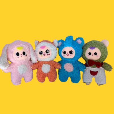Thú nhồi bông Babythree cosplay thỏ, voi, hổ - Size 25cm - Quà tặng gấu bông baby three êm mịn cho bé.
