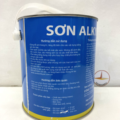 Sơn dầu Bạch Tuyết màu bạc 120A 2.8kg