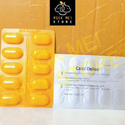 Calci Delice Virbac - Bổ sung Canxi và Khoáng Chất Cho Chó