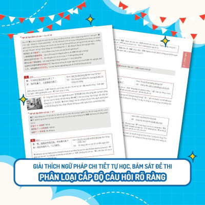 Sách - Chinh Phục Đề Thi HSK 3 - Kèm Giải Thích Ngữ Pháp Chi Tiết - Megabook