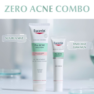 Tinh Chất Eucerin Dưỡng Cho Da Mụn Pro Acne Solution SOS Serum 40ml