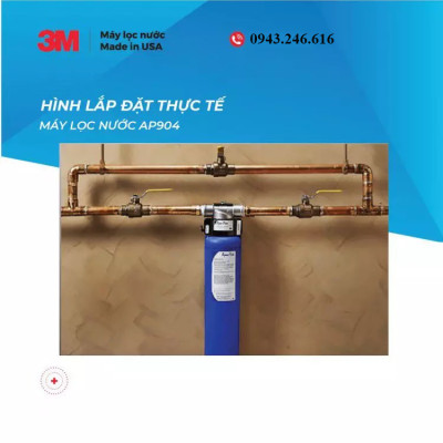 Máy lọc tổng đầu nguồn 3M AP904 - Hàng nhập khẩu - Công suất cao, không điện