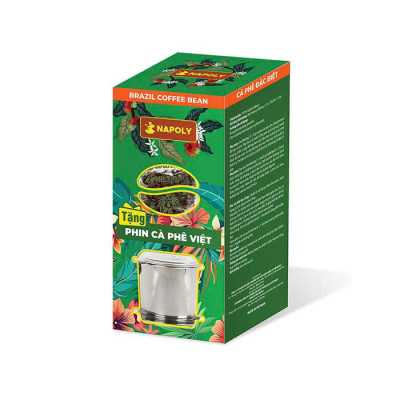 Cà Phê Arabica BRAZIL - Hương Vị Đẳng Cấp, Chua nhẹ Hương Nhiệt Đới - Rang Nguyên Hạt Dùng Pha Máy/Phin 250g/túi