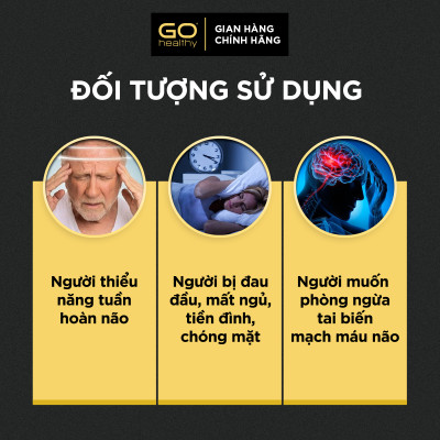 GO Ginkgo 9000+ 30 viên- Viên uống bổ não nhập khẩu chính hãng GO Healthy New Zealand