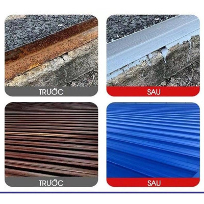 [1 Kg] Keo Sơn Chống Han Gỉ, Gỉ Sét, Chống Cháy TAIKO CG01 - Phù Hợp bề mặt Tấm Lợp, Lan Can, Cổng, Gầm Xe Thép