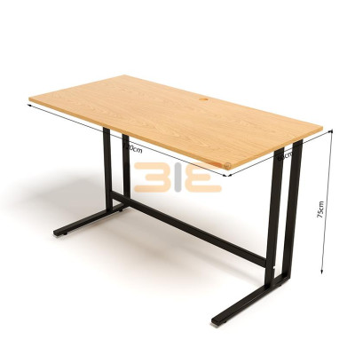 Bàn OakU Vân Gỗ Sồi Chân Đen IBIE TOOAUO12B