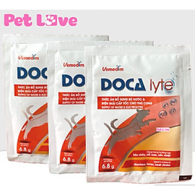 Docalyte bù nước và điện giải cấp tốc cho chó mèo (Vemedim)