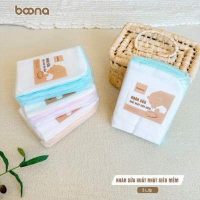 Khăn sữa Boona xuất nhật siêu mềm (10 cái)
