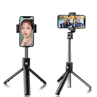 Gậy chụp ảnh tự sướng Mawa K07 - Tích hợp 3 chân tripod và remote bluetooth chụp từ xa - Hàng chính hãng