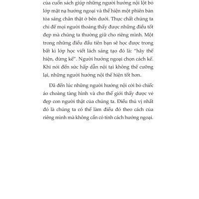 Sáng Hướng Nội - Tối Hướng Ngoại