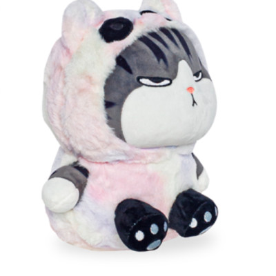 Thú nhồi bông mèo hoàng thượng hoạ tiết galaxy - Size từ 35cm đến 60cm - Quà tặng gấu bông mèo mắt liếc dễ thương.