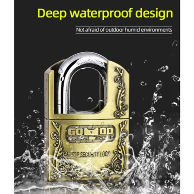 Ổ Khóa Chống Cắt Thép Không Gỉ Anbangde C3-50H - Chìa Mã Hóa 10 Lớp