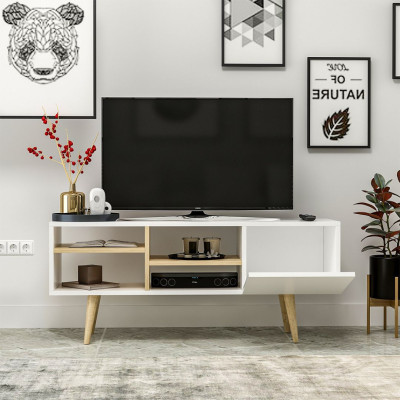 Kệ TV phòng khách đẹp thiết kế thanh lịch SMLIFE Tzich