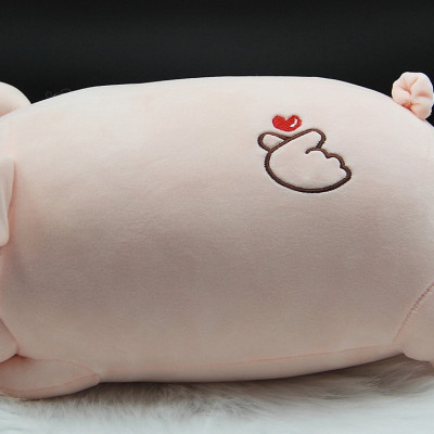 Gấu bông heo hồng mắt liếc vui nhộn, lợn mắt liếc đáng yêu siêu mềm (45cm--->75cm) vải miniso 4 chiều cao cấp mềm êm, an toàn cho trẻ nhỏ