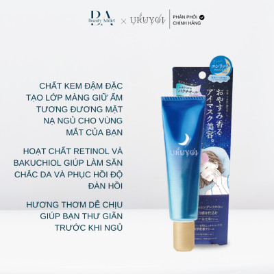 Kem dưỡng mắt chống lão hóa URUYOI Night Repair Eye Cream