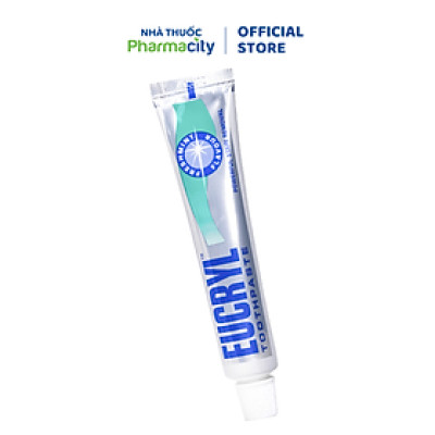 Kem đánh răng tẩy trắng vị bạc hà Eucryl (62g)