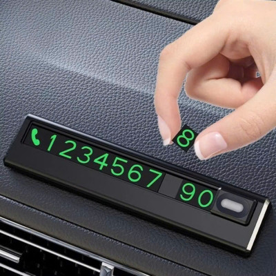 Bảng Số Liên Lạc, Gắn Taplo Xe ôtô, Tiện Dụng, Văn Minh, Đỗ Xe Vướng Đường, Lối Đi Mọi Người Biết Số ALO- Takyhome  9300