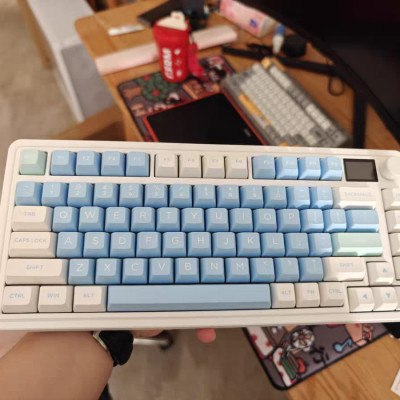 [Mới, hàng chính hãng] Bàn phím cơ FL-Esports CMK75SAM Lake Placid Blue/Desert Grey