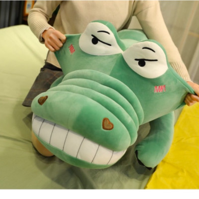 Thú nhồi bông cá sấu mắt lồi khổng lồ - Size từ 1m đến 1m6 - Quà tặng gấu bông cá sấu dễ thương.