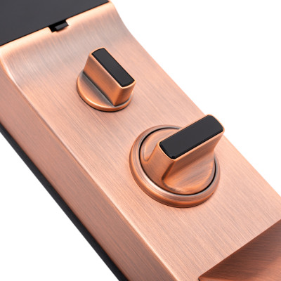 Khóa điện tử vân tay Makoto dòng Shogun A màu đồng Ngôn ngữ hoàn toàn Tiếng Việt