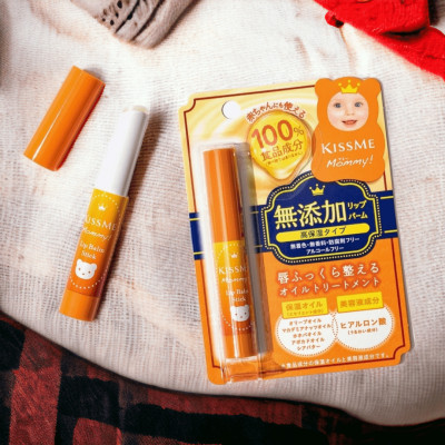 Son Dưỡng Chống Nứt Nẻ Môi Dành Cho Bé Từ 06 Tháng Tuổi Và Da Nhạy Cảm Kissme Mommy Lips (2.5 G)