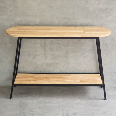 Bàn trang trí console gỗ cao su chân sắt Juno sofa CSTCT061120x30x85 cm nhiều màu lựa chọn 